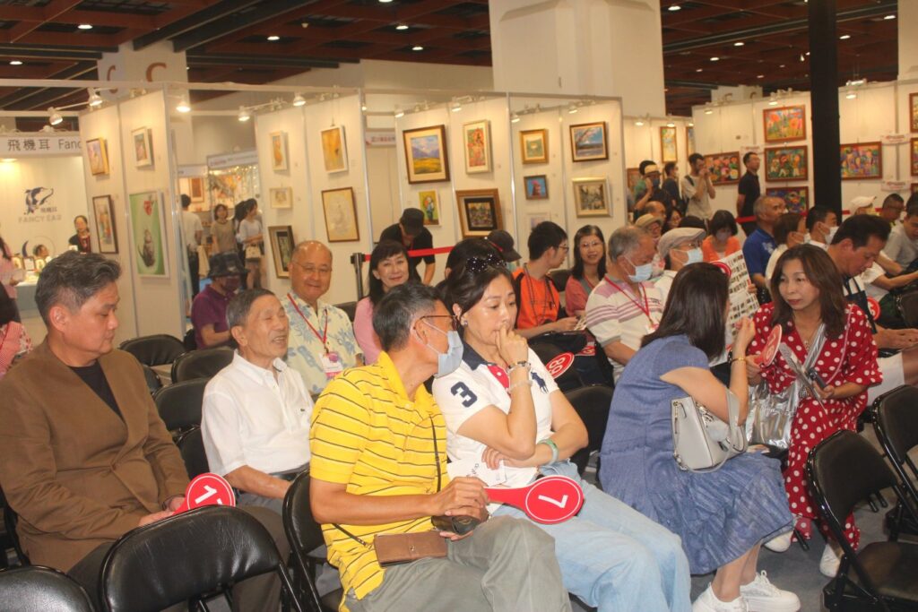 第十屆台灣藝術博覽會熱力登場-呂阿福《富士春曉》拍出全場最高價　