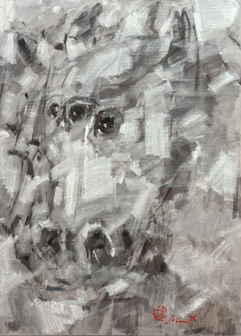 畫家潘蓬彬再詮釋『白馬非馬』— 從命題思辨到當代藝術的飛躍